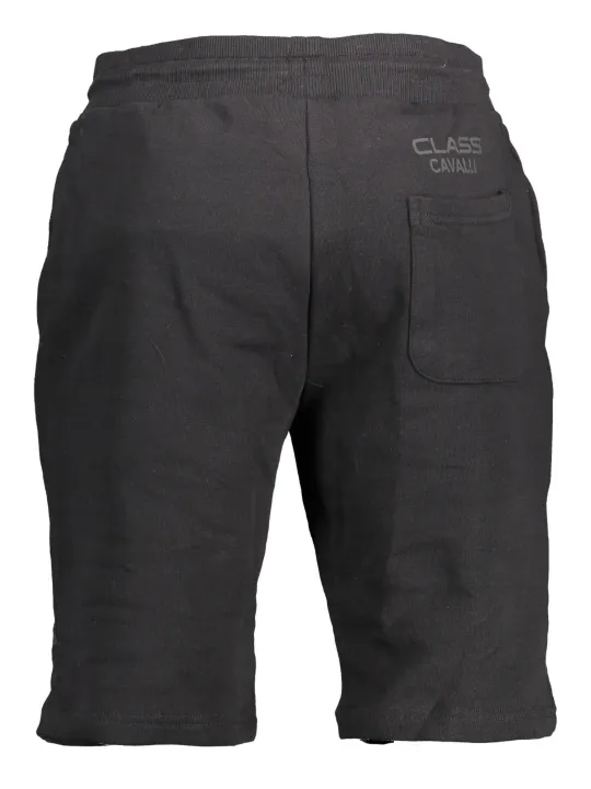 "Cavalli Class Startseite im Sale | CAVALLI CLASS SCHWARZE BERMUDA-HOSE FÜR HERREN online kaufen"|Planet-Deluxe