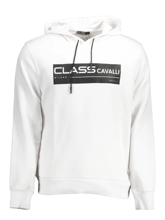 "Cavalli Class Sweatshirts im Sale | Cavalli Class OXT60J-CF050_BIANCO_00001 online kaufen"|Planet-Deluxe