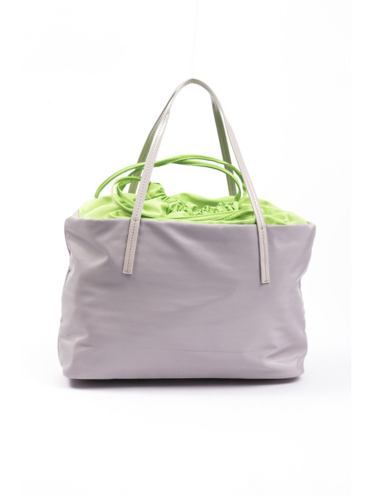 Handbags Chic Gray Shopper Tote for Sophisticated Style 100,00 € 8000001521544 | Planet-Deluxe