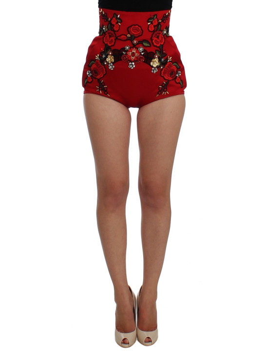 Shorts Enchanted Sicily Crystal-Embellished Silk Shorts 9.000,00 € 8058349152203 | Planet-Deluxe