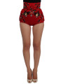 Shorts Enchanted Sicily Crystal-Embellished Silk Shorts 9.000,00 € 8058349152203 | Planet-Deluxe