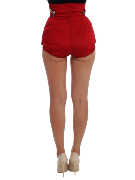 Shorts Enchanted Sicily Crystal-Embellished Silk Shorts 9.000,00 € 8058349152203 | Planet-Deluxe