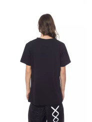 T-Shirts Elegant Black Round Neck Cotton Tee 320,00 € 2000037341266 | Planet-Deluxe