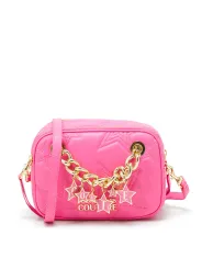 Rosa gesteppte Versace Jeans Umhängetasche