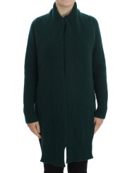 Sweaters Elegant Green Cashmere Cardigan Sweater 4.780,00 € 7333413034236 | Planet-Deluxe