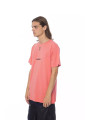 T-Shirts Elegant Pink Round Neck Cotton Tee 320,00 € 2000037340184 | Planet-Deluxe