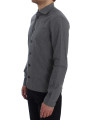 Shirts Elegant Gray Cotton Dress Shirt 880,00 € 8056538498484 | Planet-Deluxe