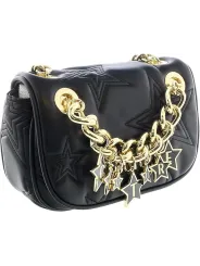 Schwarze Versace Jeans Umhängetasche Gold