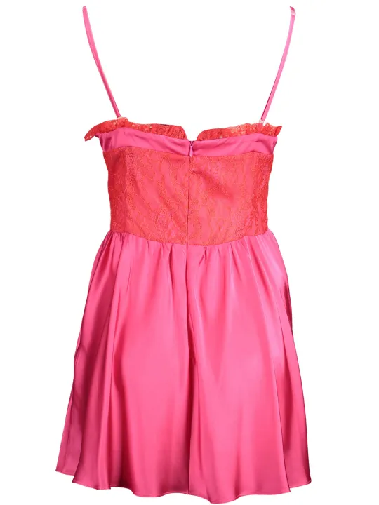 "Gaelle Paris Kleider im Sale | Gaelle Paris Rosa Babydoll Nightgown online kaufen"|Planet-Deluxe