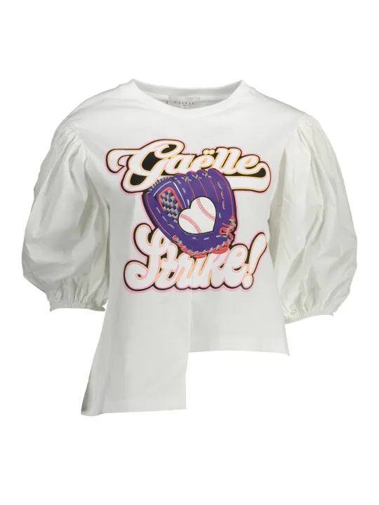 "Gaelle Paris Startseite im Sale | GAELLE PARIS T-SHIRT 3/4 ÄRMEL FRAU WEIß online kaufen"|Planet-Deluxe