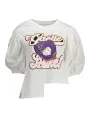 "Gaelle Paris Startseite im Sale | GAELLE PARIS T-SHIRT 3/4 ÄRMEL FRAU WEIß online kaufen"|Planet-Deluxe