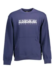 "Napapijri Sweatshirts im Sale | "Napapijri Marineblau Sweatshirt mit Reißverschlusstasche" online kaufen"|Planet-Deluxe