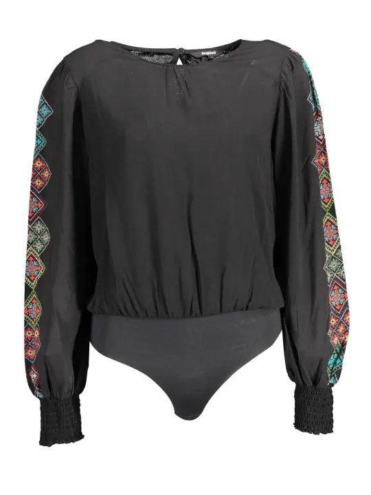 "Desigual Startseite im Sale | DESIGUAL KÖRPER LANGARM FRAU SCHWARZ online kaufen"|Planet-Deluxe
