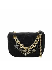 Schwarze gesteppte Versace Jeans Handtasche