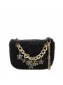 Schwarze gesteppte Versace Jeans Handtasche