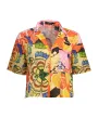 "Desigual Startseite im Sale | DESIGUAL KURZARMHEMD GELB FRAU online kaufen"|Planet-Deluxe