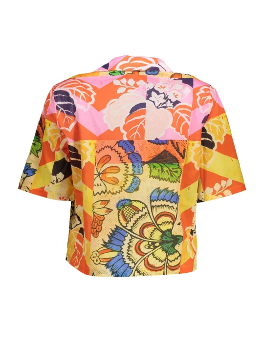 "Desigual Startseite im Sale | DESIGUAL KURZARMHEMD GELB FRAU online kaufen"|Planet-Deluxe