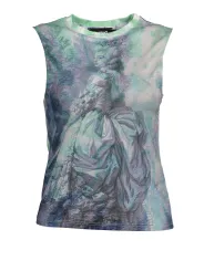 "Desigual T-Shirts im Sale | Desigual 22SWTKAC_AZZURRO_1001 online kaufen"|Planet-Deluxe