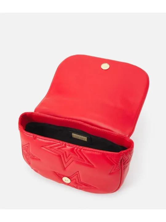 Rote Versace Jeans Umhängetasche Stern