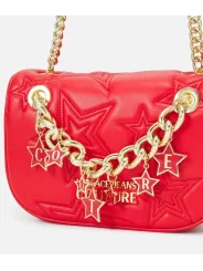 Rote Versace Jeans Umhängetasche mit Kette