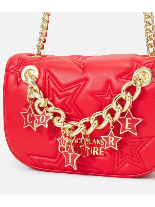 Rote Versace Jeans Umhängetasche mit Kette