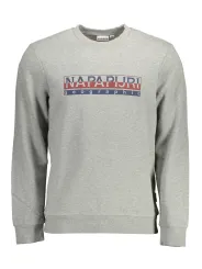 "Napapijri Sweatshirts im Sale | Napapijri Grigio Komfort-Sweatshirt mit Aufdruck online kaufen"|Planet-Deluxe