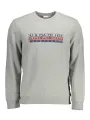 "Napapijri Sweatshirts im Sale | Napapijri Grigio Komfort-Sweatshirt mit Aufdruck online kaufen"|Planet-Deluxe