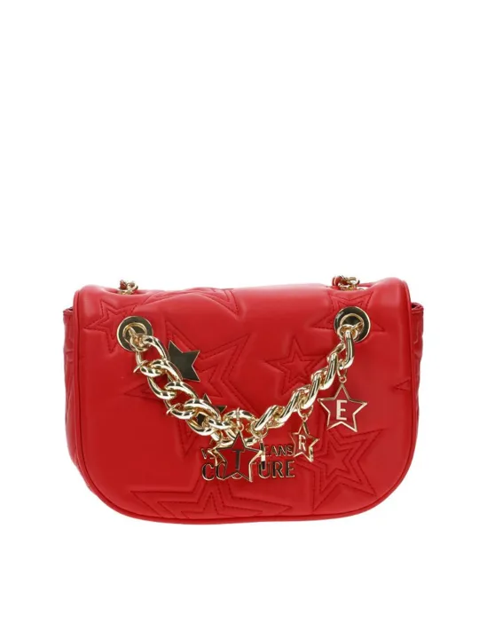 Rote Versace Jeans Umhängetasche mit Kette