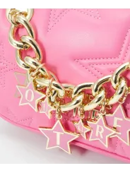 Rosa gesteppte Versace Jeans Handtasche