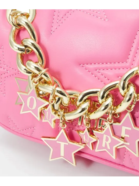 Rosa gesteppte Versace Jeans Handtasche Rosa gesteppte Versace Jeans Handtasche