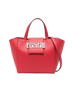 Lachsrosa Versace Lederhandtasche
