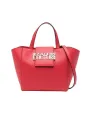 Lachsrosa Versace Lederhandtasche