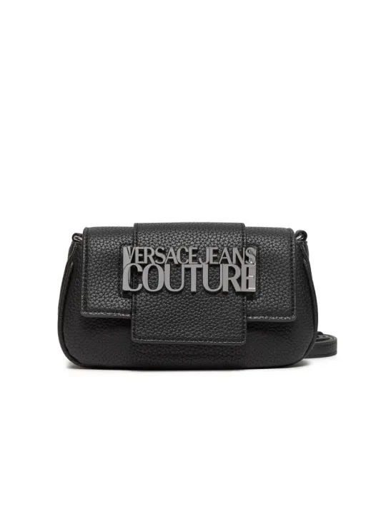 Schwarze Leder Umhängetasche Versace Jeans Schwarze Leder Umhängetasche Versace Jeans