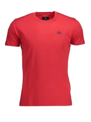"LA MARTINA T-Shirts im Sale | La Martina Rotes Premium TShirt Kurzarm Herren online kaufen"|Planet-Deluxe