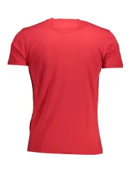 "LA MARTINA T-Shirts im Sale | La Martina Rotes Premium TShirt Kurzarm Herren online kaufen"|Planet-Deluxe