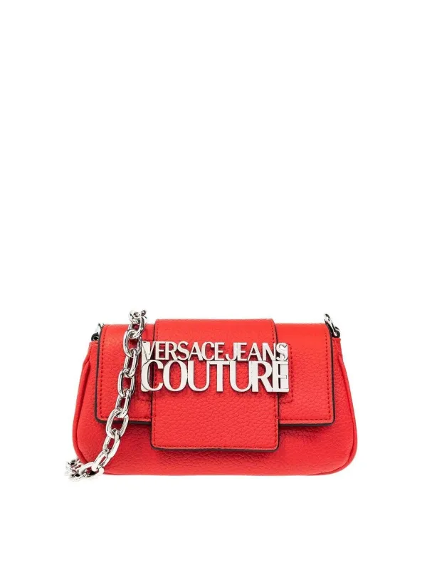 Rote Versace Jeans Umhängetasche mit Kette
