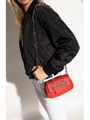 Rote Versace Jeans Umhängetasche Leder