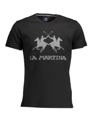"LA MARTINA T-Shirts im Sale | LA MARTINA HERREN KURZARM T-SHIRT SCHWARZ online kaufen"|Planet-Deluxe