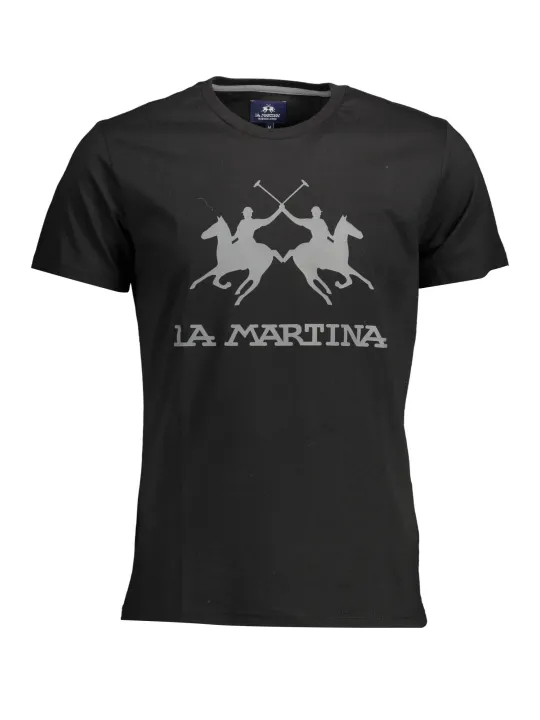 "LA MARTINA T-Shirts im Sale | LA MARTINA HERREN KURZARM T-SHIRT SCHWARZ online kaufen"|Planet-Deluxe