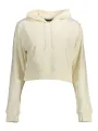 "Calvin Klein Sweatshirts im Sale | Calvin Klein Cropped Hoodie Cremefarben online kaufen"|Planet-Deluxe