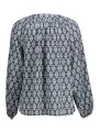 KOCCA Romilda Langarmbluse - Floraler Print, Asymmetrisch