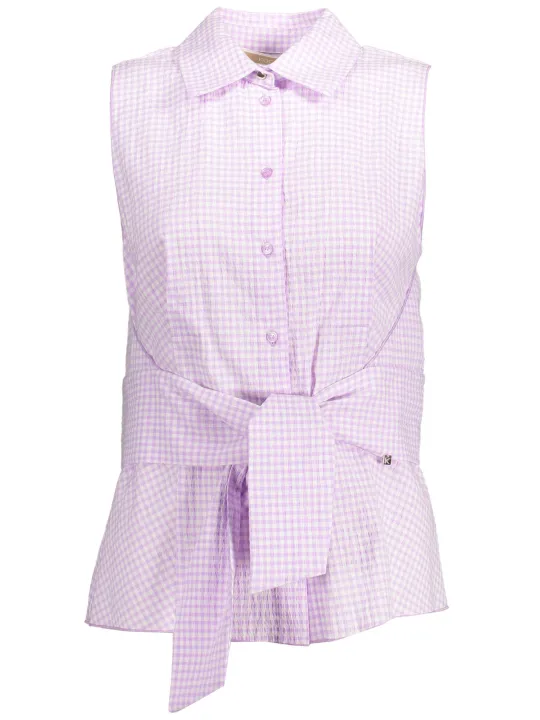 Stilvolles Gingham-Hemd mit Italienkragen – KOCCA AVON