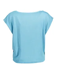 "KOCCA T-Shirts im Sale | **KOCCA Giulia Azzurro 70006 - Stilvolles Kurzarm-Top in Azurblau für deinen Sommerlook** online kaufen"|Planet-Deluxe