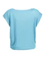 "KOCCA T-Shirts im Sale | **KOCCA Giulia Azzurro 70006 - Stilvolles Kurzarm-Top in Azurblau für deinen Sommerlook** online kaufen"|Planet-Deluxe
