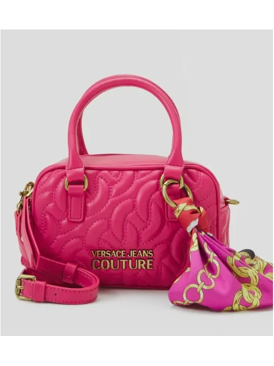 Rosa gesteppte Versace Jeans Handtasche
