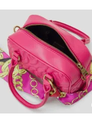 Rosa Versace Jeans Handtasche mit Kette