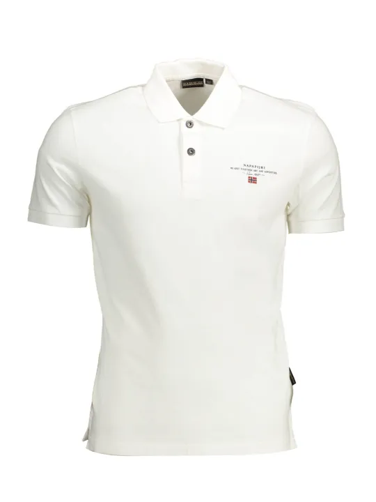 "Napapijri Poloshirts im Sale | NAPAPIJRI POLO KURZARM HERREN WEISS online kaufen"|Planet-Deluxe