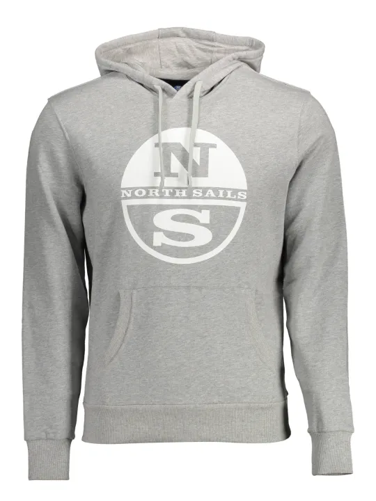 "North Sails Sweatshirts im Sale | North Sails Grauer Komfort Hoodie online kaufen"|Planet-Deluxe