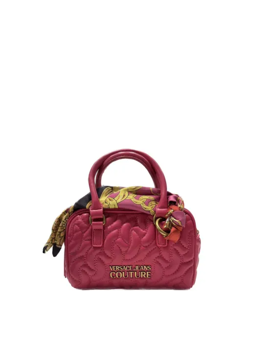 Rosa gesteppte Versace Jeans Handtasche