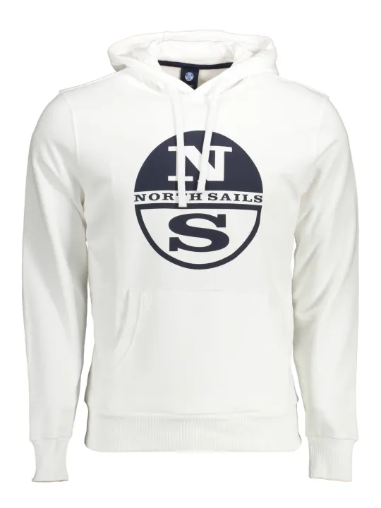 "North Sails Sweatshirts im Sale | North Sails Classic Hoodie Bianco online kaufen"|Planet-Deluxe